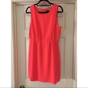 J. Crew Factory Neon Coral Sheath Dress